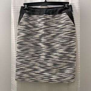 Etcetera black and white skirt